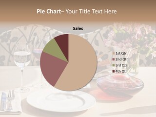 Table Cutlery Tablecloth PowerPoint Template