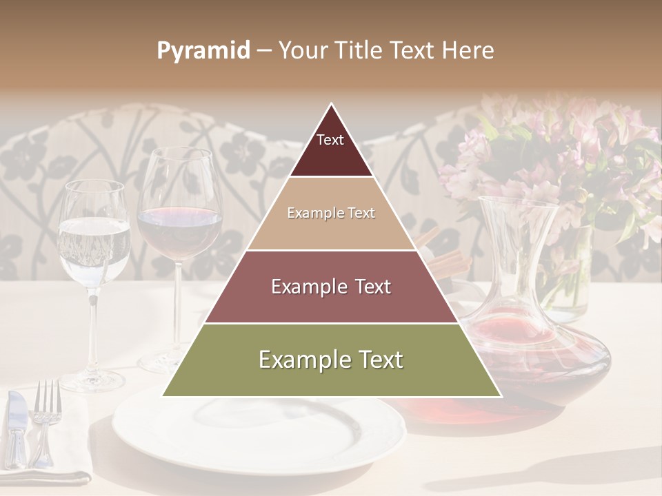 Table Cutlery Tablecloth PowerPoint Template