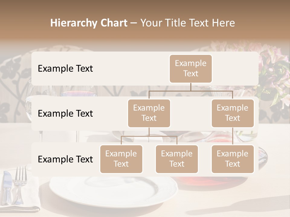 Table Cutlery Tablecloth PowerPoint Template