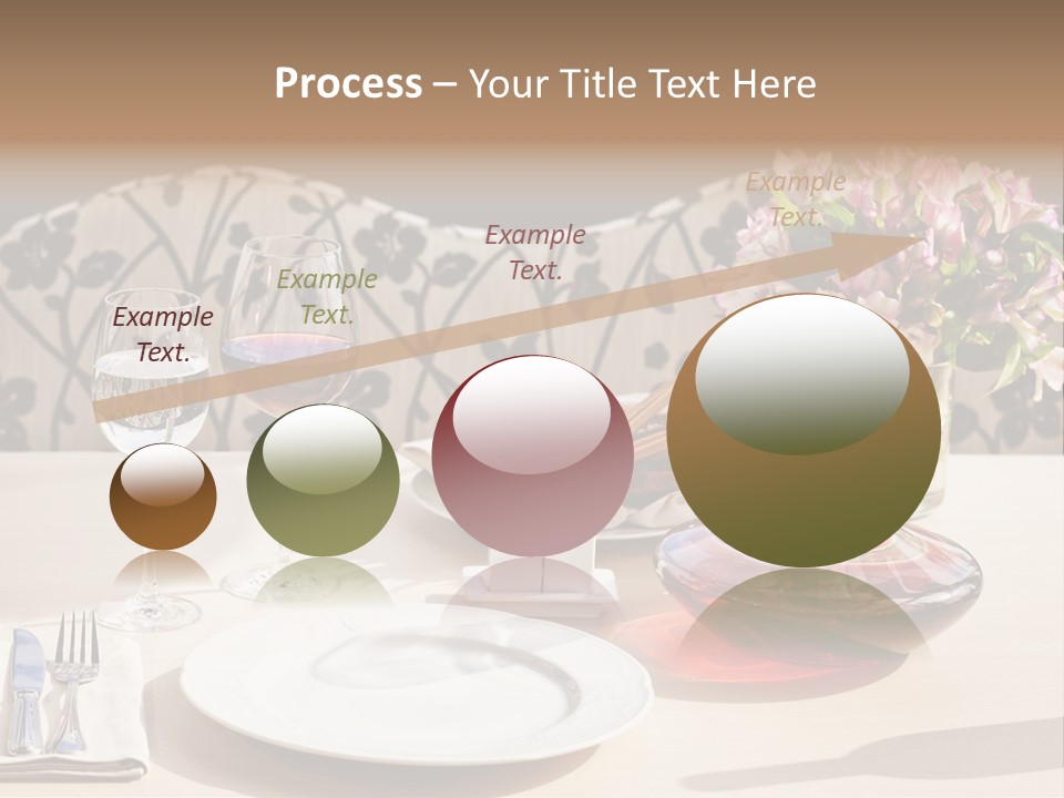 Table Cutlery Tablecloth PowerPoint Template