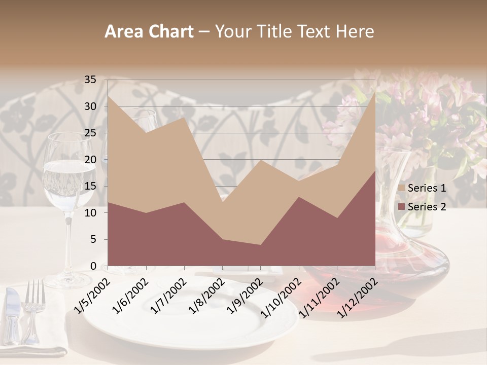 Table Cutlery Tablecloth PowerPoint Template