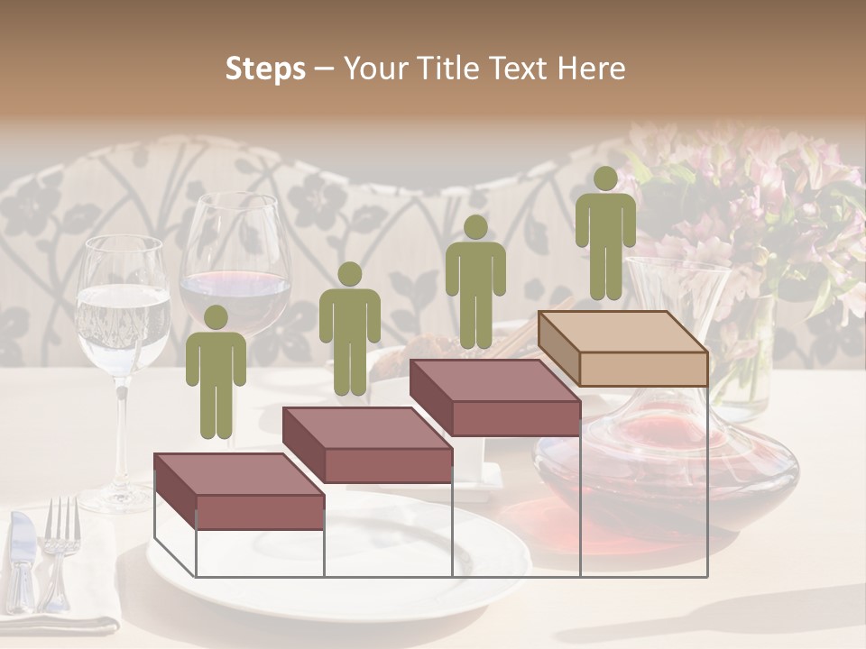 Table Cutlery Tablecloth PowerPoint Template
