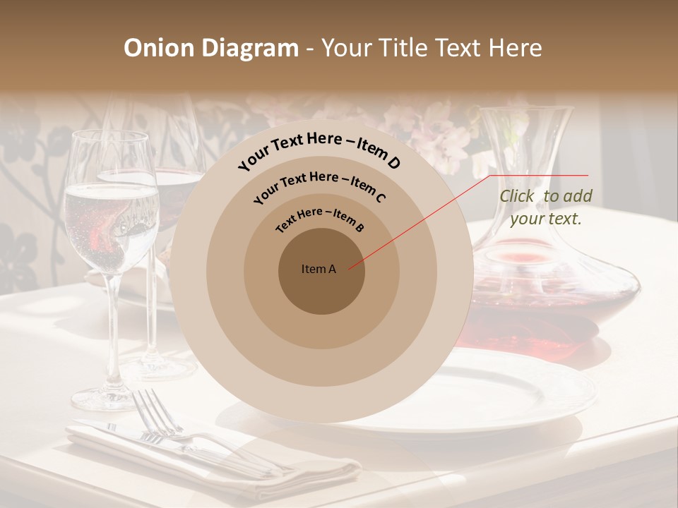 Dining Food Empty PowerPoint Template