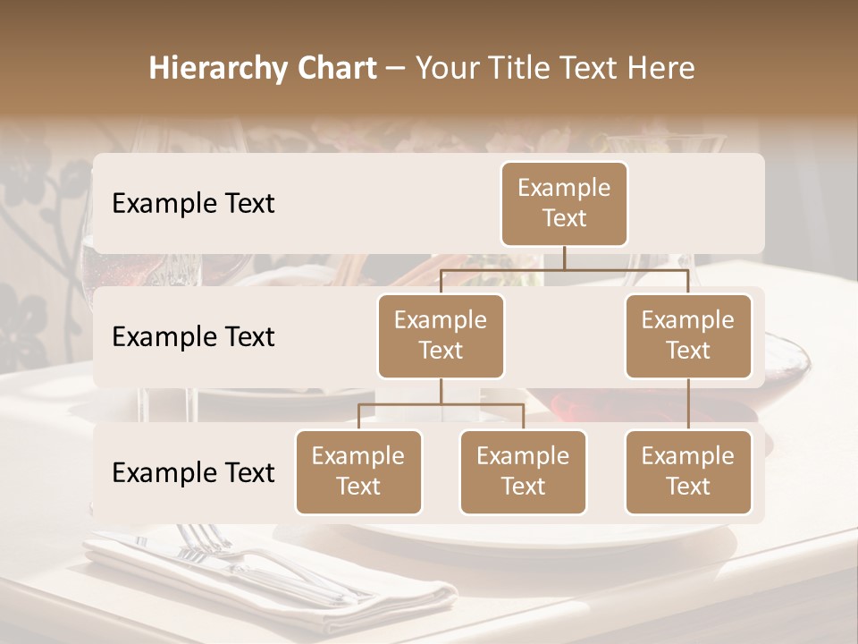 Dining Food Empty PowerPoint Template