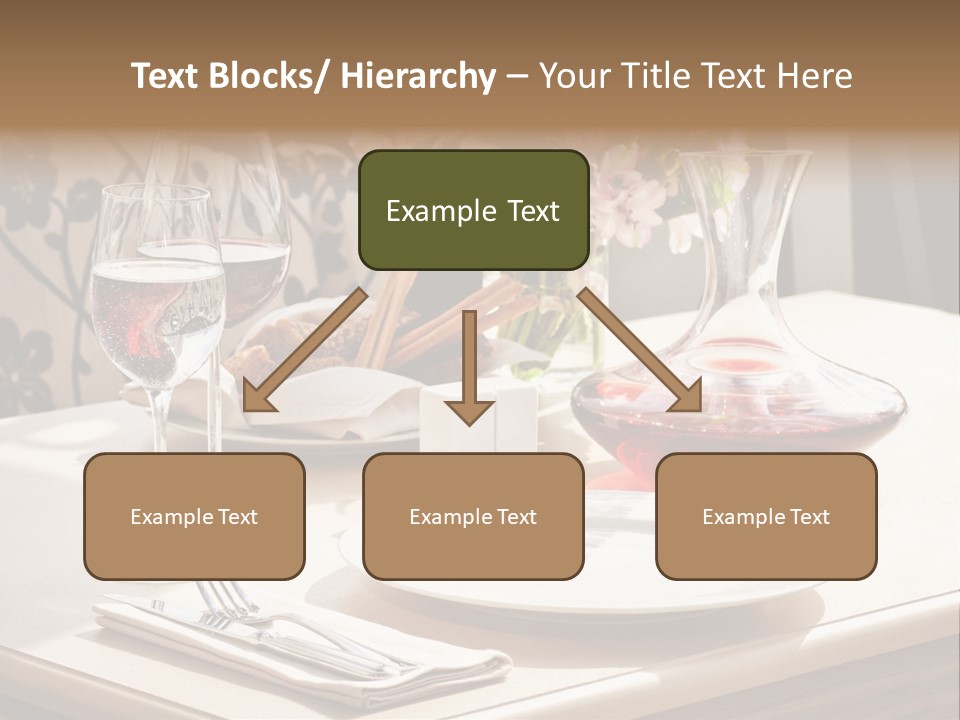 Dining Food Empty PowerPoint Template