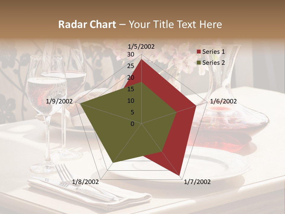 Dining Food Empty PowerPoint Template