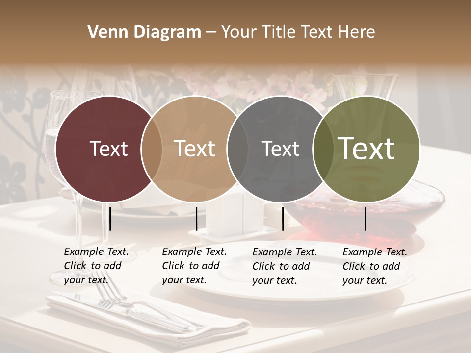 Dining Food Empty PowerPoint Template