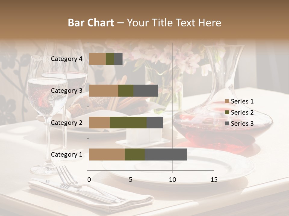 Dining Food Empty PowerPoint Template