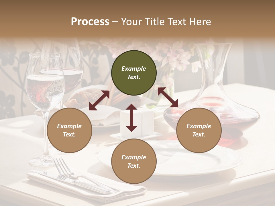 Dining Food Empty PowerPoint Template