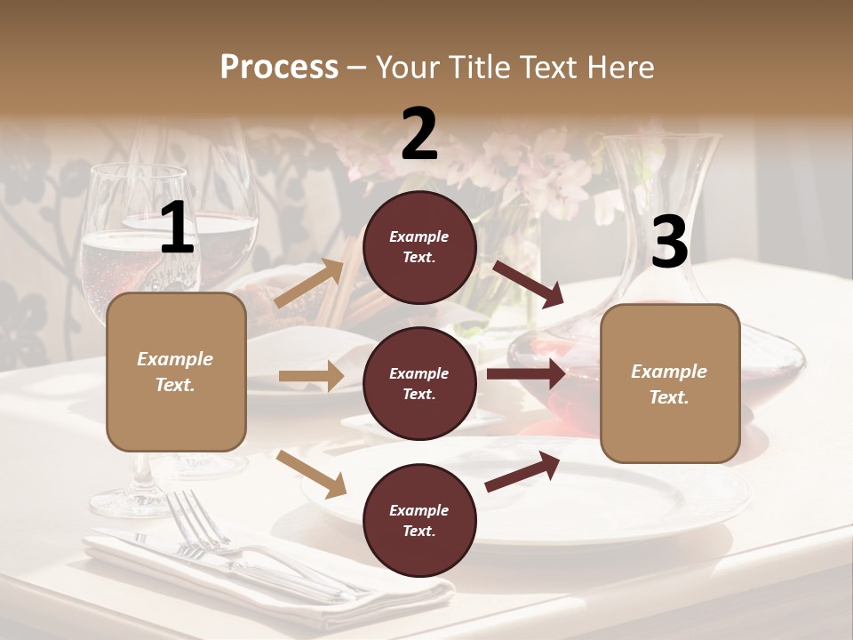 Dining Food Empty PowerPoint Template