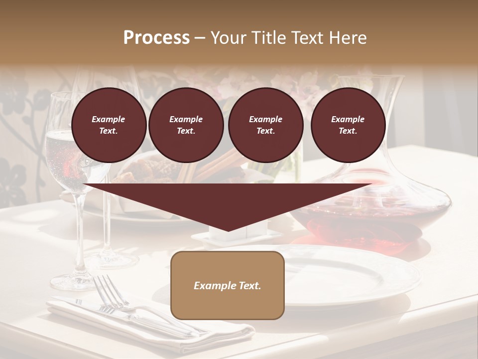 Dining Food Empty PowerPoint Template