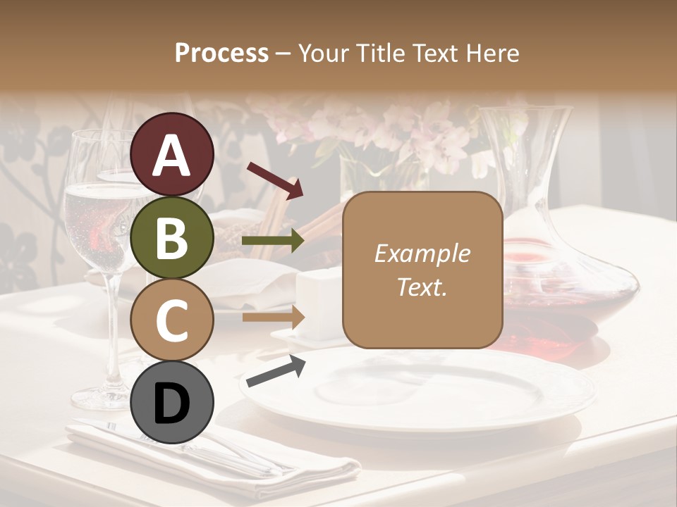 Dining Food Empty PowerPoint Template