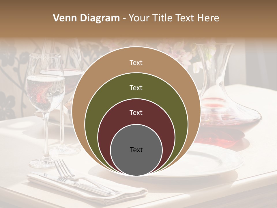 Dining Food Empty PowerPoint Template