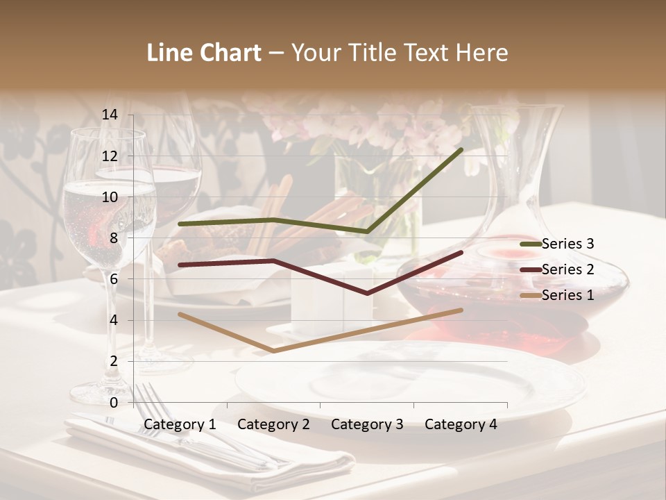 Dining Food Empty PowerPoint Template