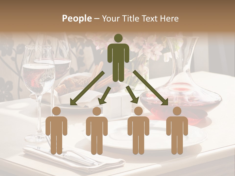 Dining Food Empty PowerPoint Template