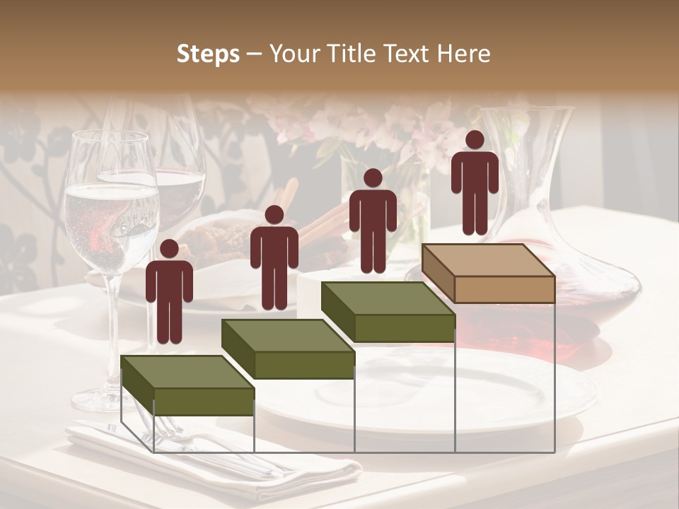 Dining Food Empty PowerPoint Template