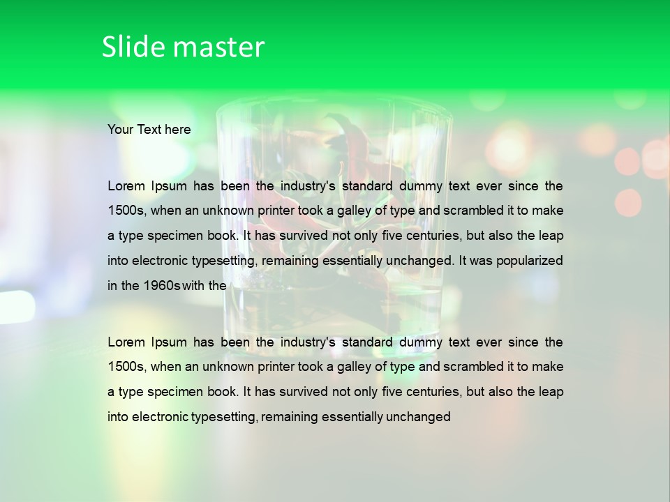 Yellow Setting Rose PowerPoint Template