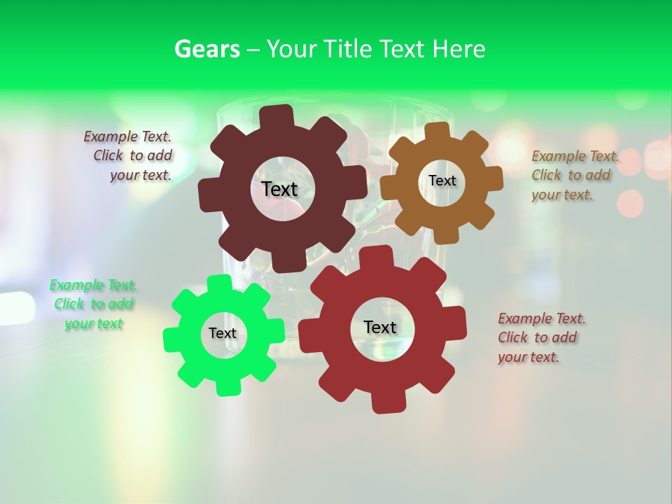 Yellow Setting Rose PowerPoint Template