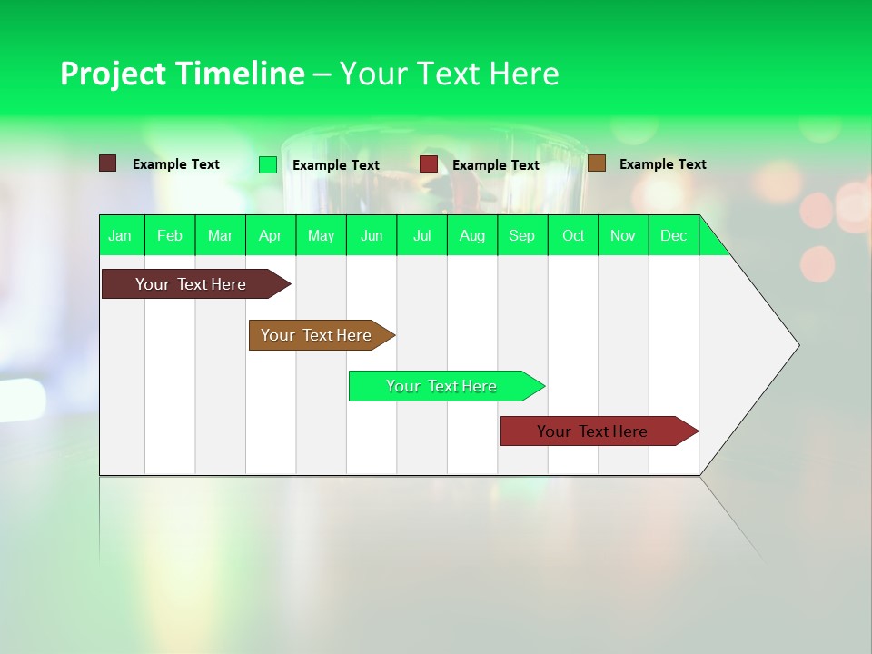 Yellow Setting Rose PowerPoint Template