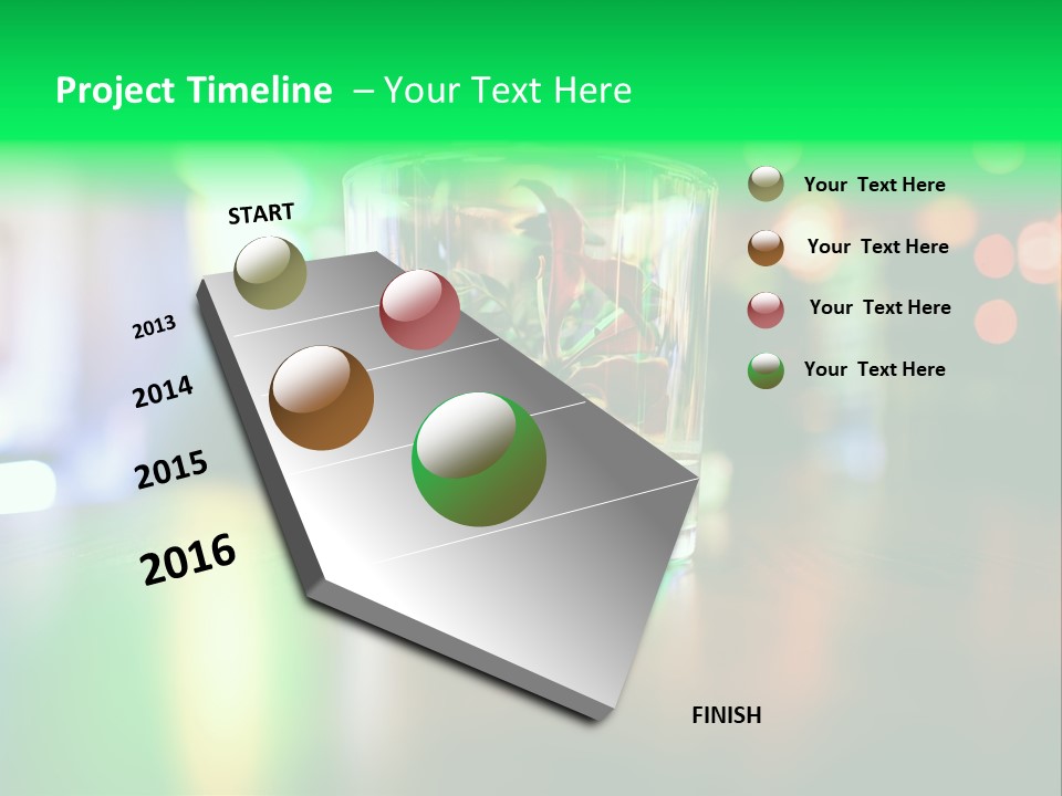 Yellow Setting Rose PowerPoint Template