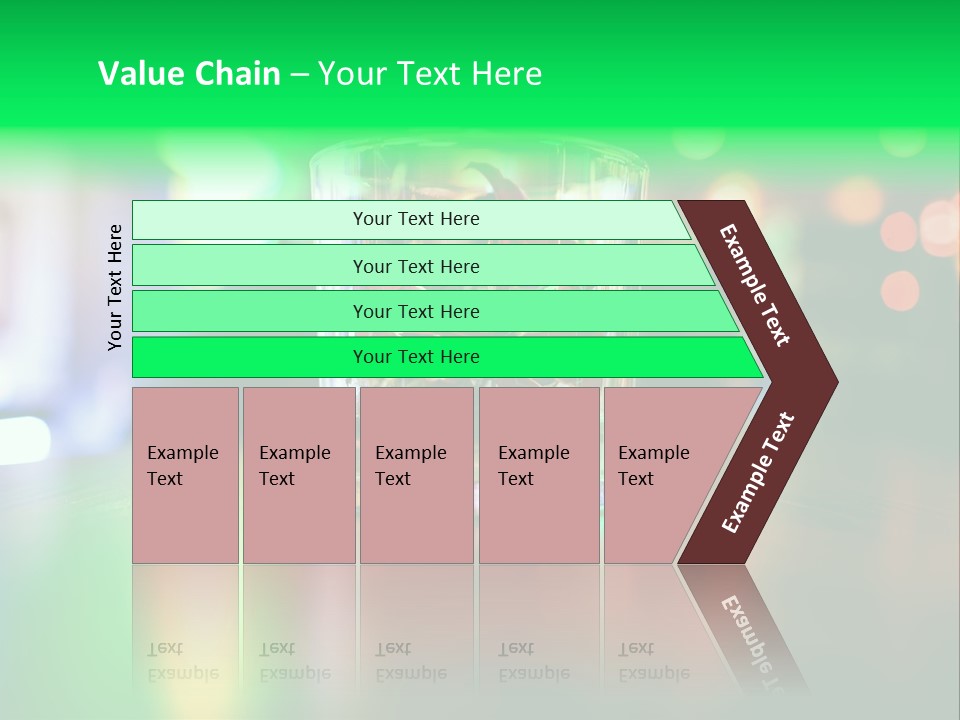 Yellow Setting Rose PowerPoint Template
