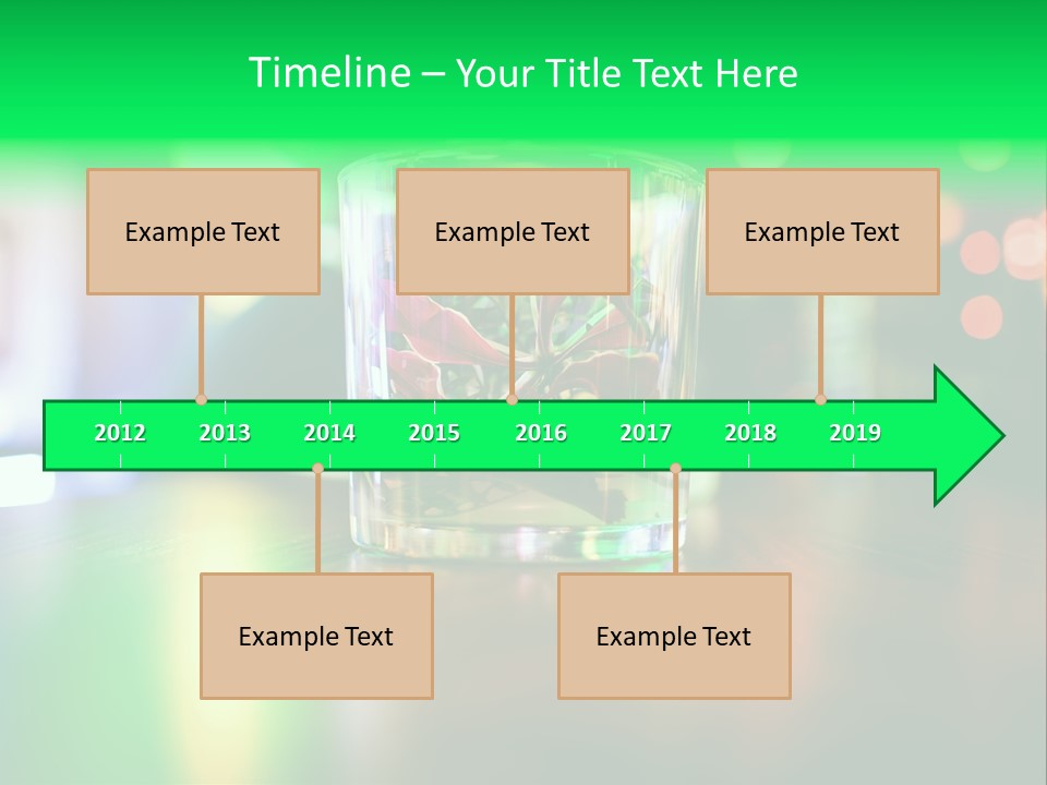 Yellow Setting Rose PowerPoint Template