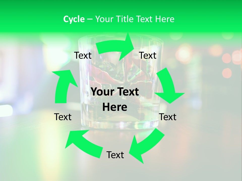 Yellow Setting Rose PowerPoint Template