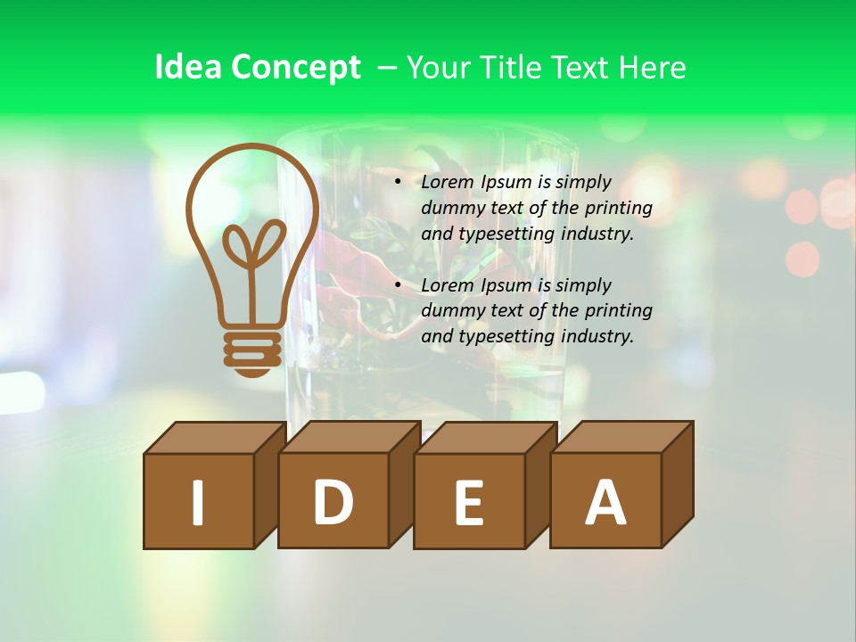 Yellow Setting Rose PowerPoint Template