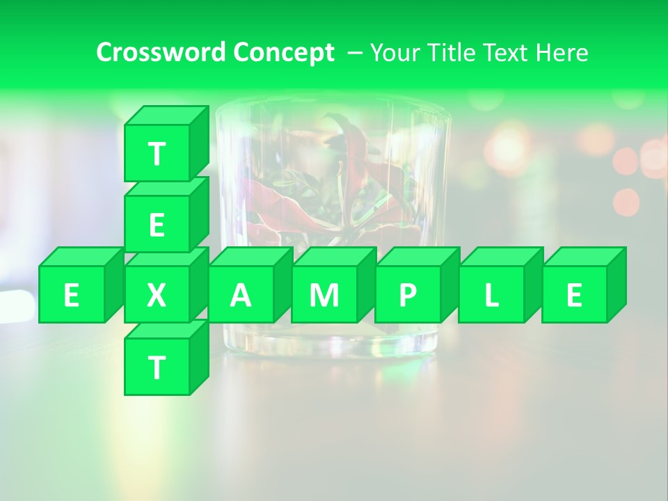 Yellow Setting Rose PowerPoint Template
