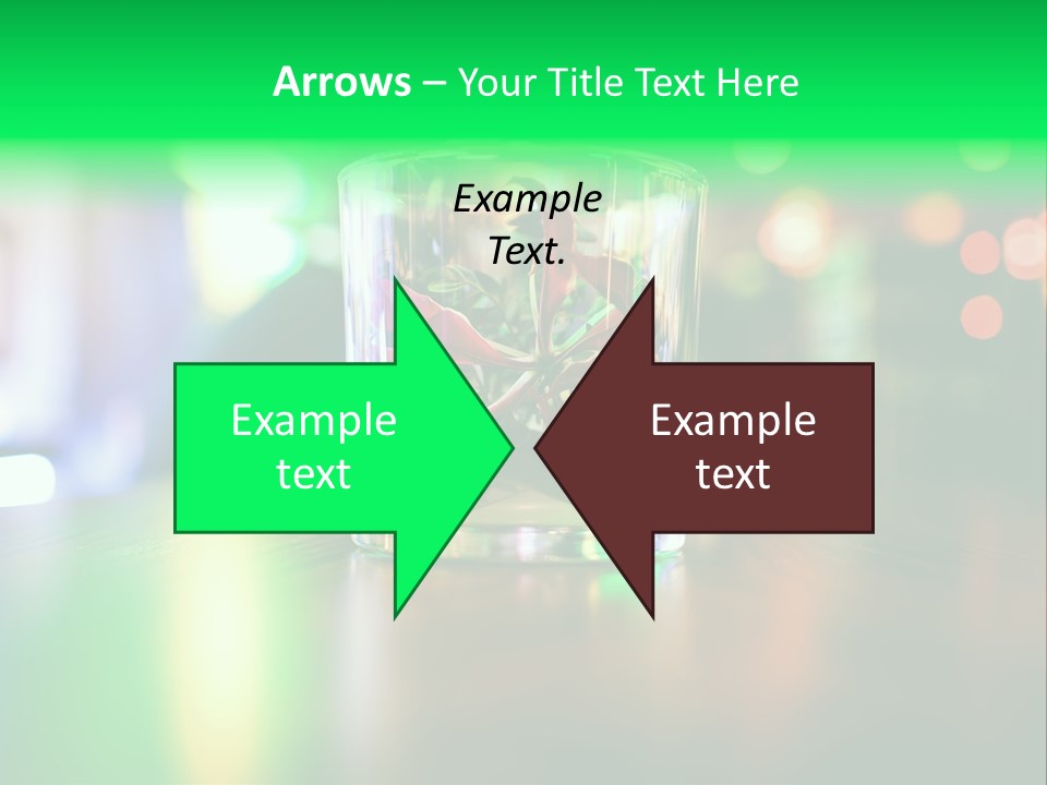 Yellow Setting Rose PowerPoint Template