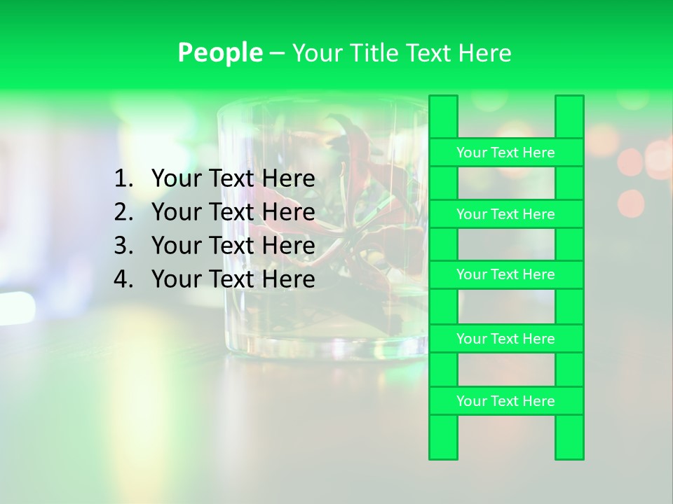 Yellow Setting Rose PowerPoint Template