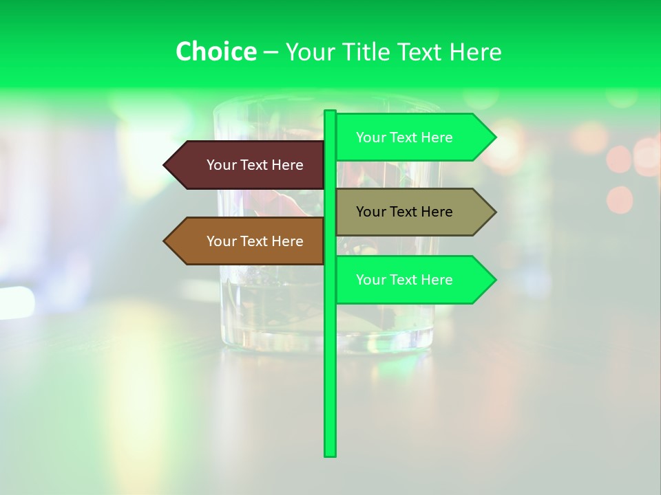 Yellow Setting Rose PowerPoint Template
