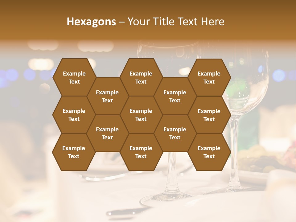Meal Silver Table PowerPoint Template