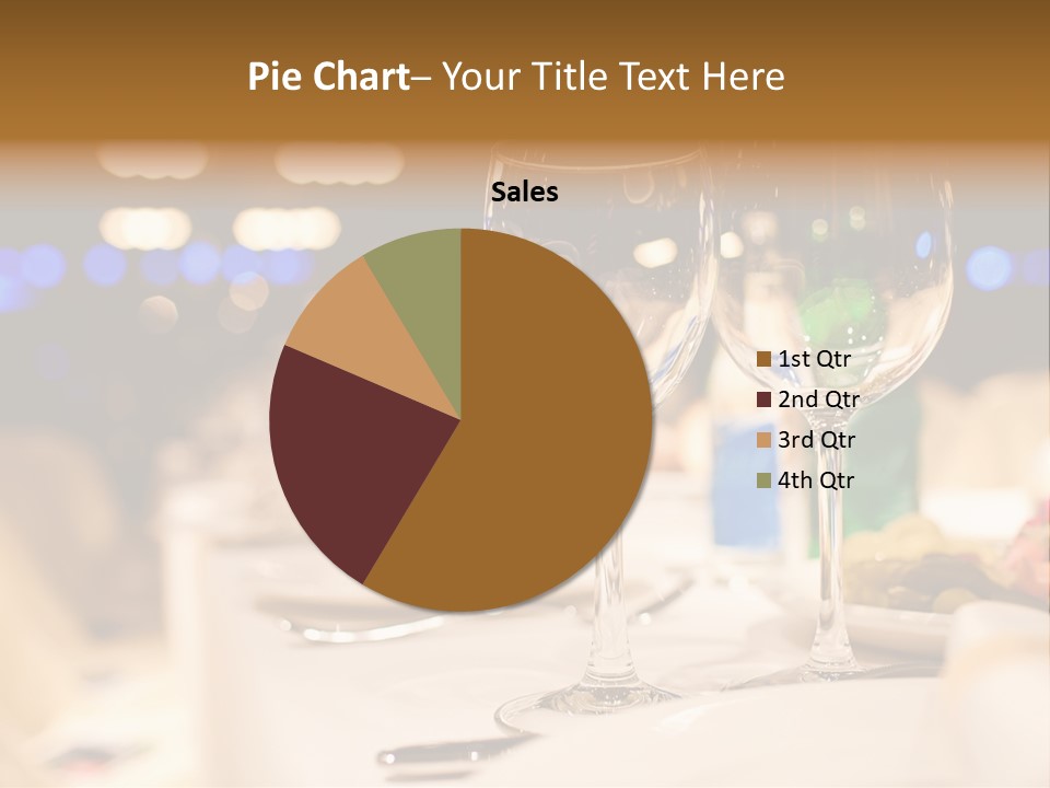 Meal Silver Table PowerPoint Template