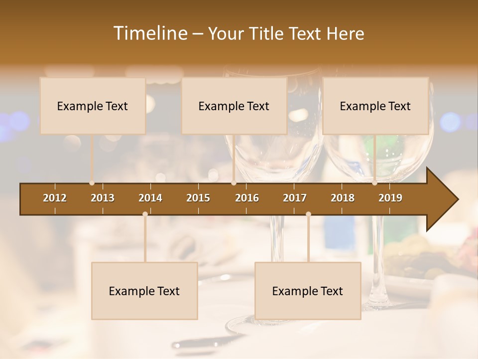 Meal Silver Table PowerPoint Template