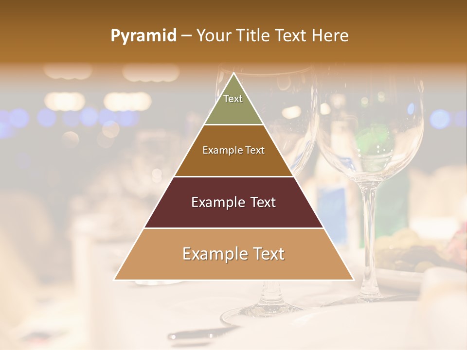 Meal Silver Table PowerPoint Template