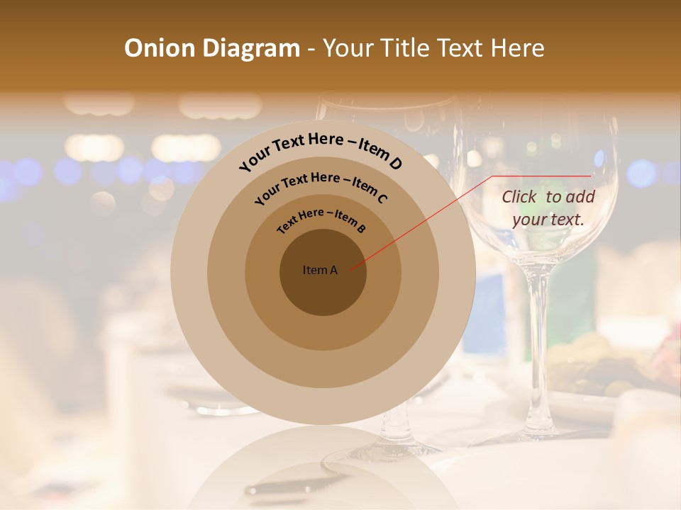 Meal Silver Table PowerPoint Template