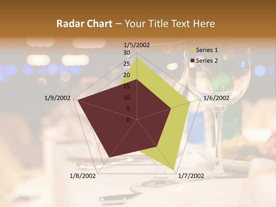Meal Silver Table PowerPoint Template