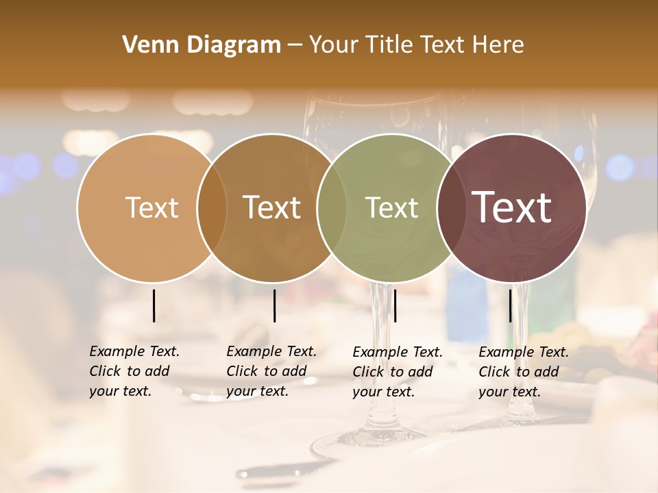 Meal Silver Table PowerPoint Template