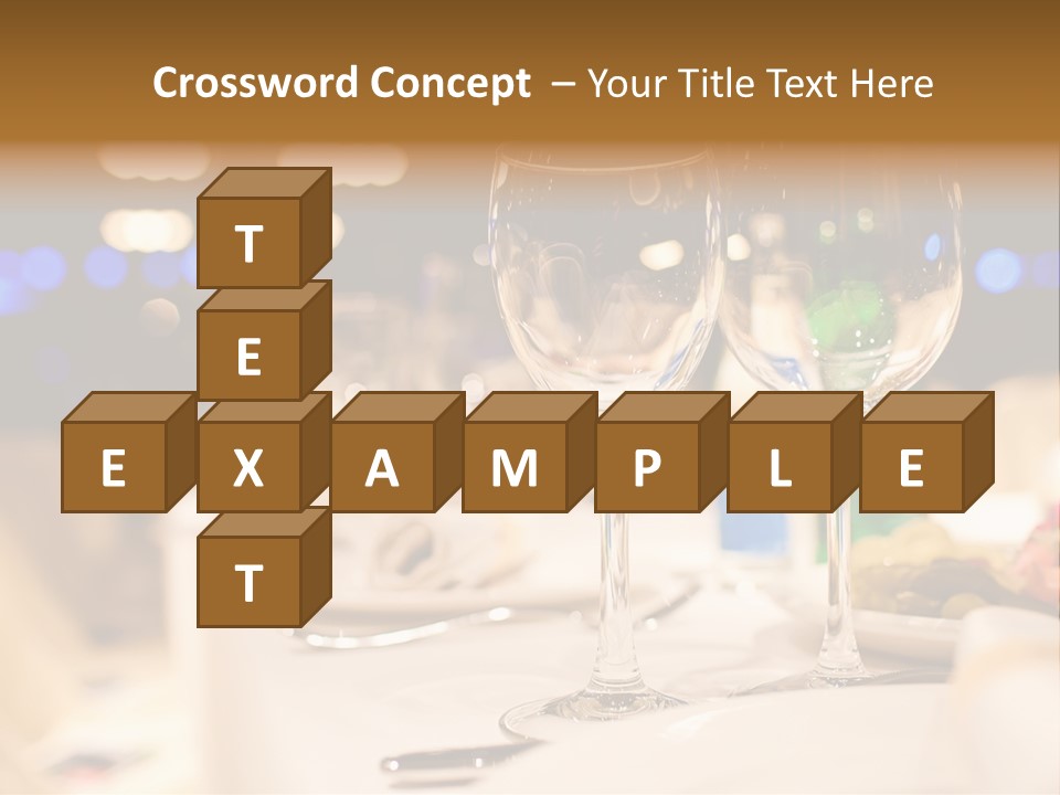 Meal Silver Table PowerPoint Template