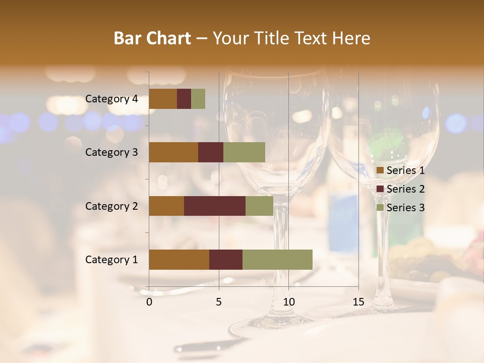 Meal Silver Table PowerPoint Template