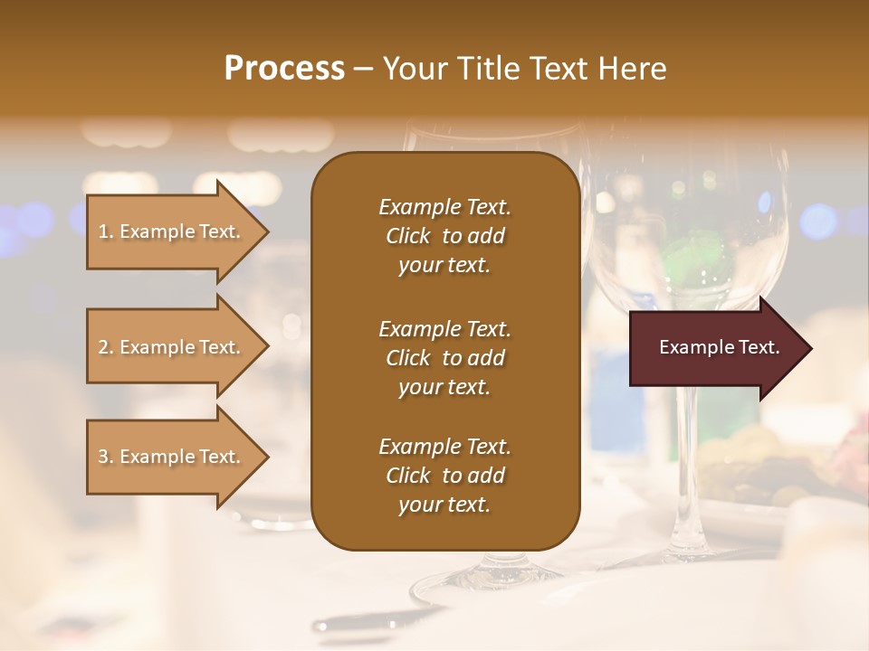 Meal Silver Table PowerPoint Template