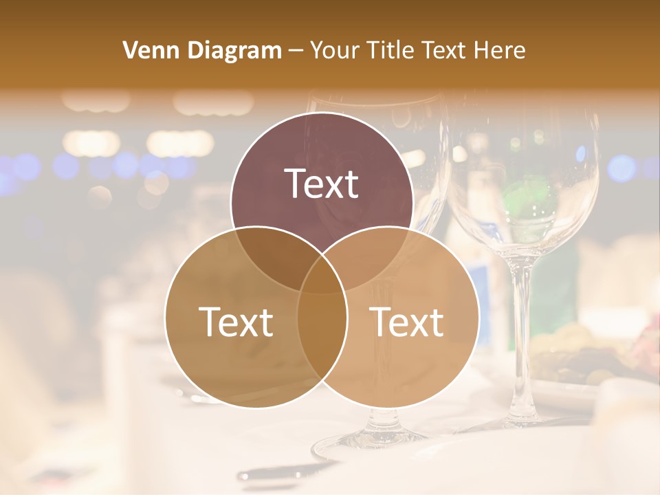 Meal Silver Table PowerPoint Template