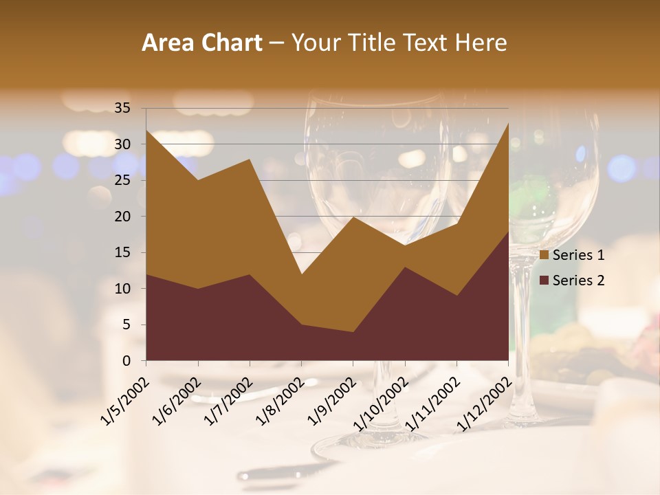 Meal Silver Table PowerPoint Template