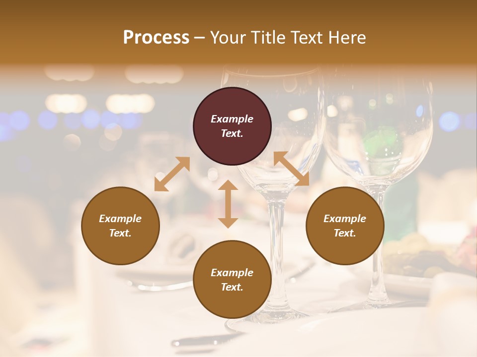 Meal Silver Table PowerPoint Template