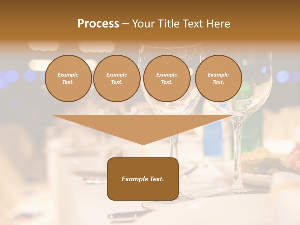 Meal Silver Table PowerPoint Template