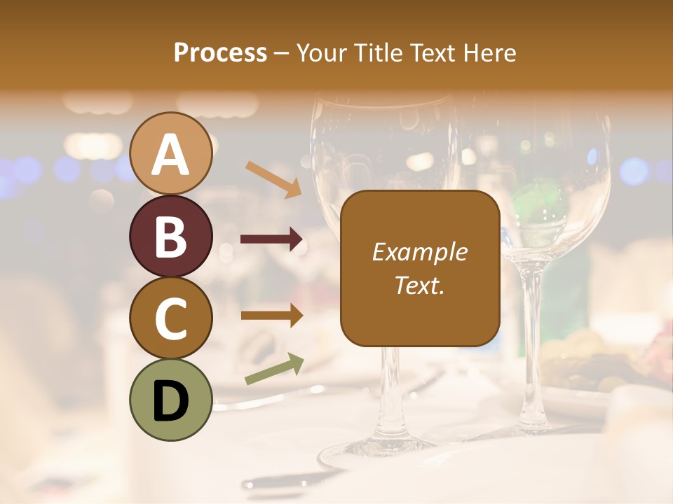 Meal Silver Table PowerPoint Template