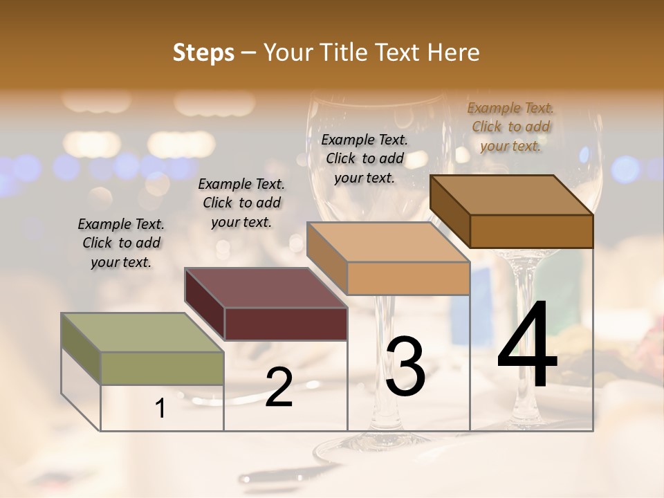 Meal Silver Table PowerPoint Template