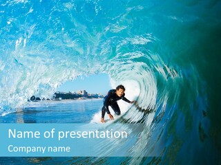 Energy Tube Scenic PowerPoint Template