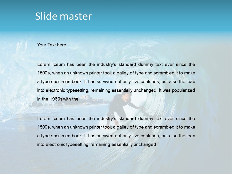 Energy Tube Scenic PowerPoint Template